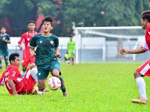 Persigar Vs Persima Berakhir Imbang, Kepemimpinan Wasit Disorot