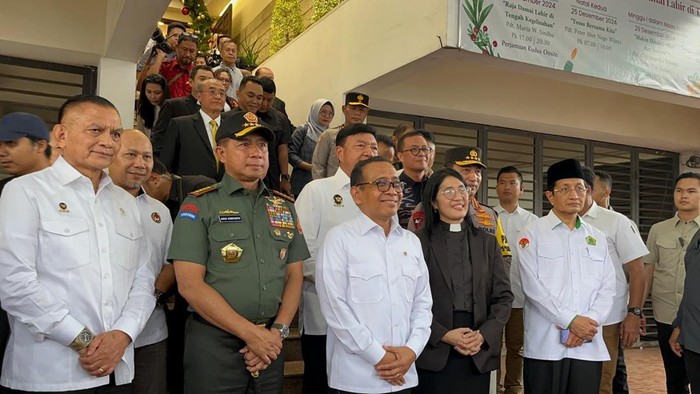 Menko PMK tinjau Gereja Samanhudi Jakpus jelang malam Natal