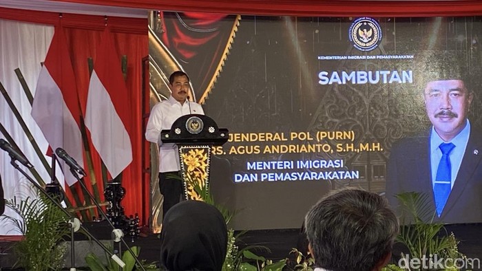 Menteri Imigrasi dan Pemasyarakatan Agus Andrianto