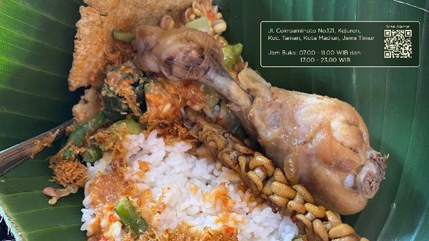 Nasi Pecel Pojok Madiun.