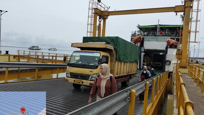 Pemudik dari Bangka tiba di Pelabuhan TAA.