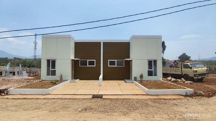 Penampakan rumah di Griya Jatinangor Persada
