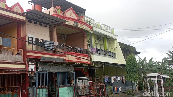 Penampakan rumah kebanjiran di Perumnas Antang, Makassar. Muh. Zulkarnaim/detikSulsel