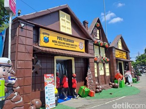Mengintip Pos Pelayanan Rumah Cokelat Polres Jombang