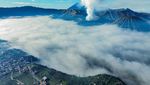 Potret Lautan Awan di Kawasan Taman Nasional Bromo