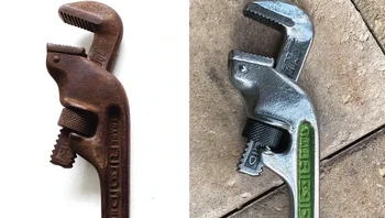 “Sebelum dan sesudah direstorasi.” Foto: Boredpanda