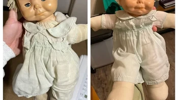 “Memulihkan boneka masa kecil kakak perempuanku jadi sebagian besar berhasil. Tubuh baru, kepala dan pakaian yang sudah dicuci.” Foto: Brightside