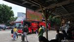 Terminal Pondok Pinang Ramai Pemudik
