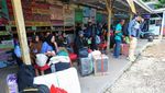 Terminal Pondok Pinang Ramai Pemudik