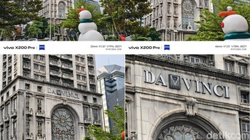 Hasil zoom 1x, 2x, 3x, 6x. Foto: Adi Fida Rahman/detikINET