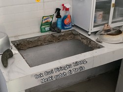 Viral Bikin Tak Bisa Berkata-kata, Maling Kepepet Curi Bak Cuci Piring