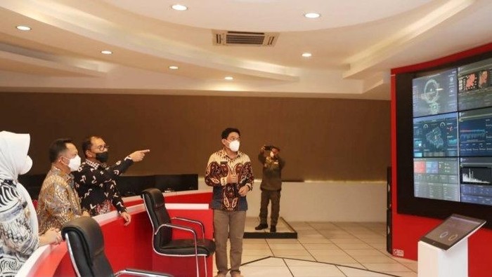 War Room Pemkot Makassar.