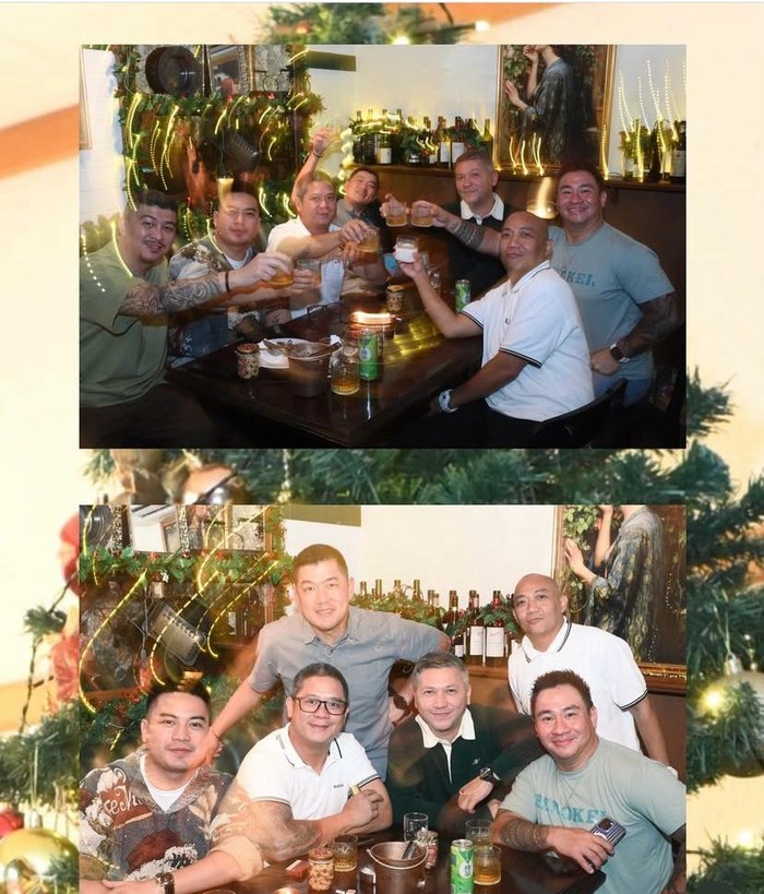 Artis makan dalam rangka Natal