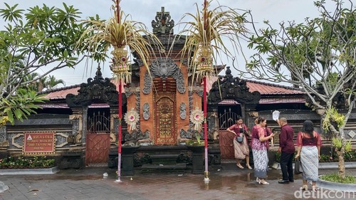 Gereja Katolik Tritunggal Mahakudus di Desa Tuka, Dalung, Bali, Rabu (25/12/2024).