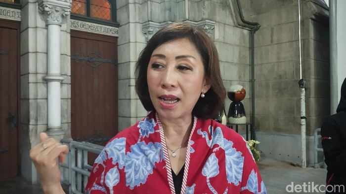 Humas Gereja Katedral Jakarta, Susyana Suwadie (Fawdi/detikcom).
