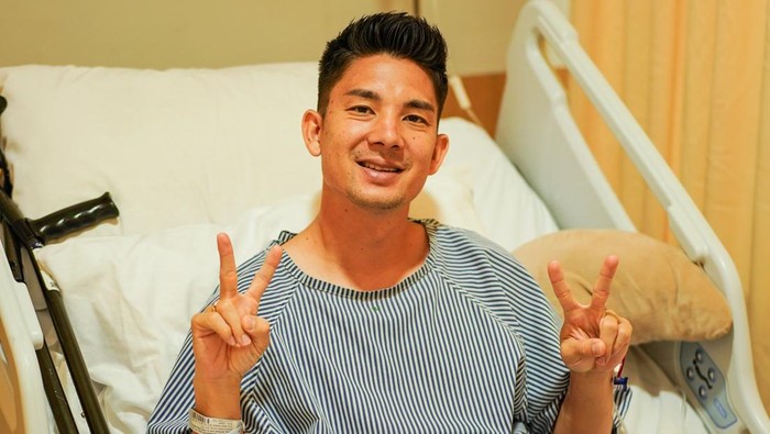 Kapten PSS Sleman, Kim Jeffrey Kurniawan saat melakoni operasi.. Foto diunggah Rabu (25/12/2024).