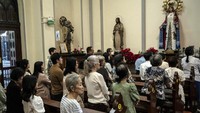 Tema Natal yang diusung Gereja Katedral Jakarta tahun ini adalah Marilah Sekarang Kita Pergi ke Bethlehem. 