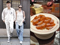 Malam Natal Chelsea Olivia dan Glenn Alinskie Nikmati Bebek Peking