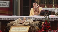 Gereja Katedral Jakarta menggelar tiga misa untuk perayaan Natal yakni Misa Pontifikal, Misa Keluarga, dan Misa Sore.