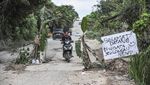 Penampakan Wisata Jalan Rusak di Muaro Jambi