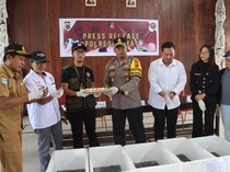 Polisi Ungkap Perdagangan Ilegal 3.194 Ekor Labi-Labi Moncong Babi di Asmat