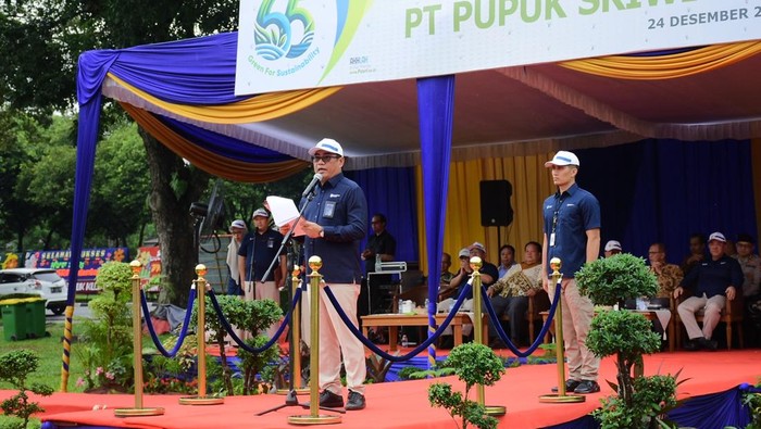Peringatan HUT PT Pupuk Sriwidjaja (Pusri) Palembang ke-65