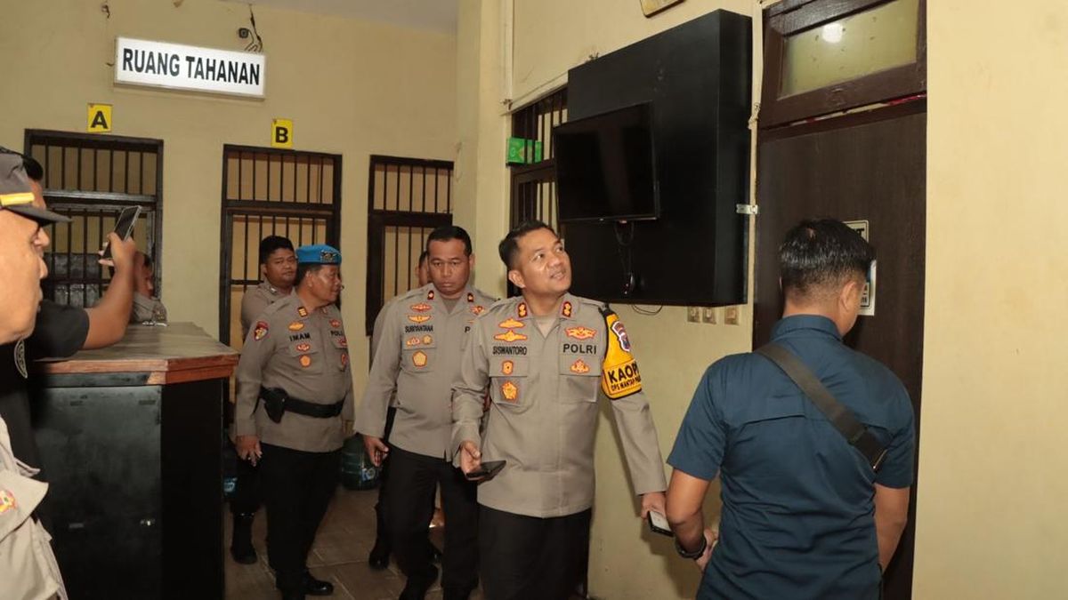 Polres Nganjuk Pastikan Semua Rutan Kondusif Jelang Nataru