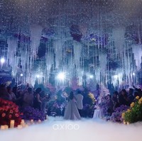 Mahalini dan Rizky Febian menikah pada 5 Mei 2024. Resepsi pernikahannya digelar mewah dengan gaun pengantin rancangan desainer Hian Tjen. Dekorasi resepsi yang penuh bunga menambah kemewahan. Foto: Instagram @mahaliniraharja