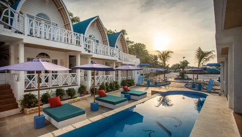 Santorini Beach Resort di Gili Trawangan, Lombok. (Dok. Santorini Beach Resort)