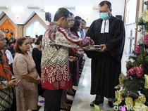 Suasana Misa Natal di HKBP Cilincing