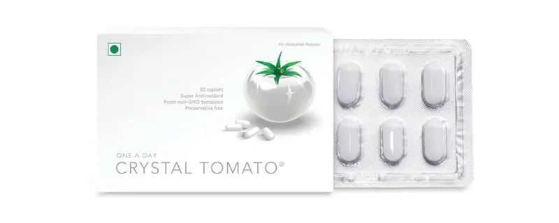 Suplemen berbahan white tomato.