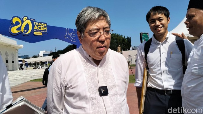 Duta Besar Jepang untuk Indonesia Masaki Yashusi. (Agus Setyadi/detikSumut)