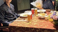 Makan malam romantis jadi cara Kaesang menghabiskan waktu bersama Erina. Foto: Instagram Kaesang/Erina