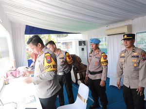 Kapolres Kediri Pantau Pos Simpang 3 Mengkreng, Ini Hasilnya