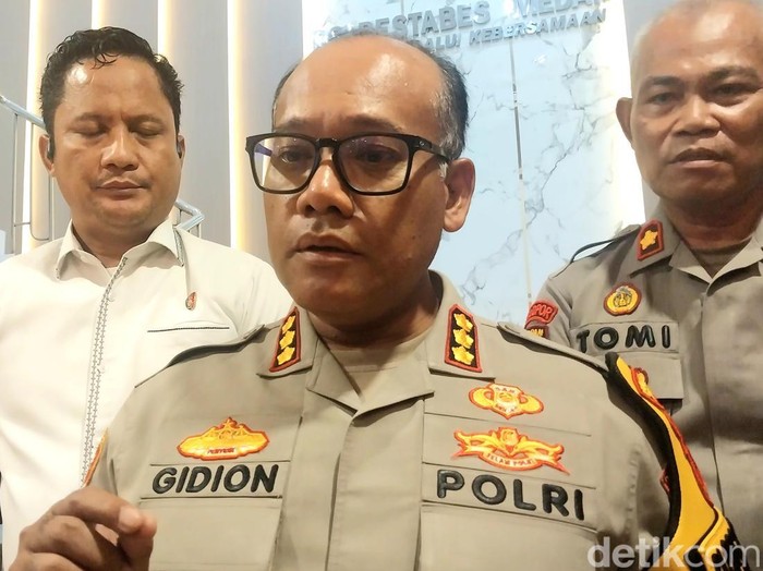 Kapolrestabes Medan Kombes Gidion (Finta Rahyuni/detikcom)
