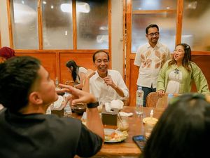 Kiky Saputri Girang dan Syok Kedatangan Jokowi Sekeluarga di Tempat Usahanya