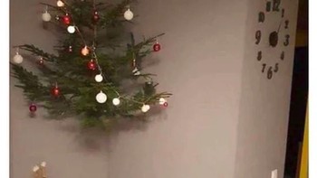 Trik terhindar dari kucing yang suka iseng narik-narik dekorasi pohon natal. Foto: via 9Gag