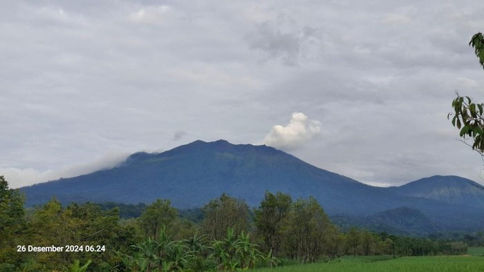 Penampakan Gunung Raung