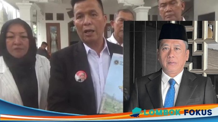 Pihak yang mengklaim mendapat SK dan Kabiro Hukum dan Humas BGN (insert depan kanan)