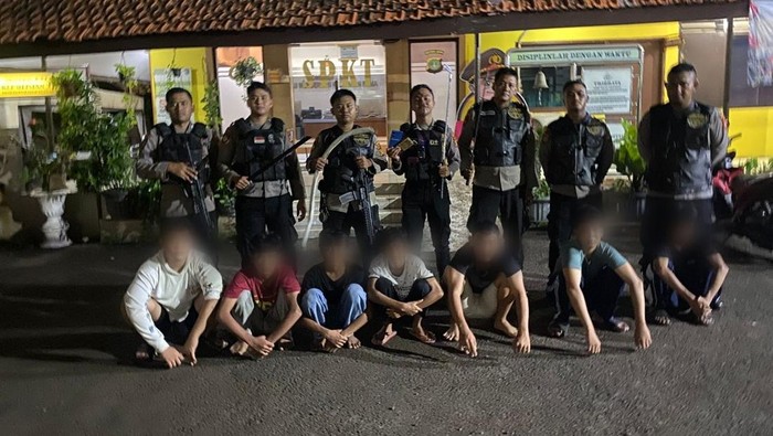 Polisi mengamankan 7 remaja pelaku tawuran di Jakarta Barat