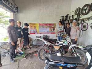 Polisi Sampang Datangi Bengkel Larang Pasang Knalpot Brong