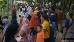 Suasana Monas Saat Libur Sekolah dan Nataru