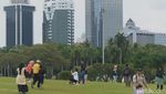 Suasana Monas Saat Libur Sekolah dan Nataru