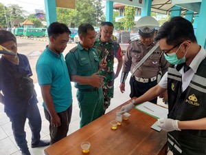 Tes Urine Sopir-Ramp Check di Terminal Ampel Cegah Laka Selama Libur Nataru