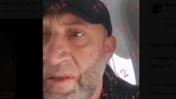 Viral video penumpang selamat dari kecelakaan pesawat Azerbaijan Airlines
