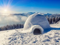 Begini Lho Cara Bikin Rumah Igloo dari Salju, Sederhana tapi...