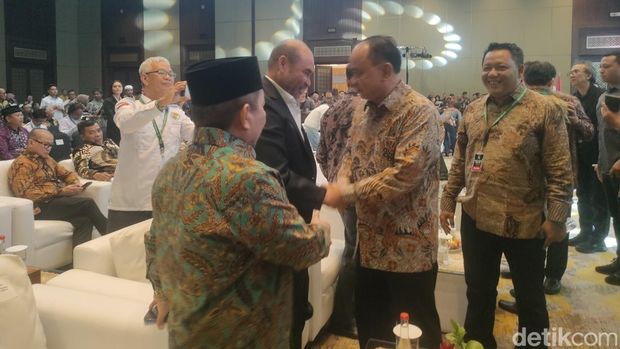 Dewan Koperasi Indonesia (Dekopin) menggelar musyawarah nasional tahun 2024. (Dwi/detikcom)