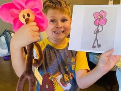 Keren! Ketika Gambar Anak-anak Dibikin Boneka Sungguhan