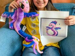 Keren! Ketika Gambar Anak-anak Dibikin Boneka Sungguhan