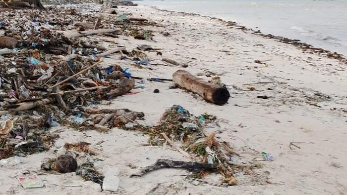 Lokasi penemuan potongan tubuh manusia di pesisir pantai Kabupaten Kepulauan Selayar.